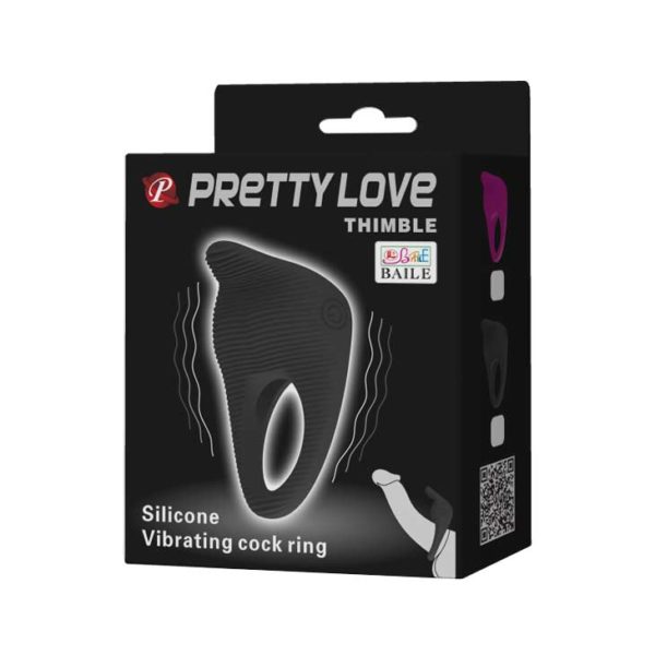 Эрекционное виброкольцо Vibrating Ring со стимулятором клитора BI-210142 — изображение 9