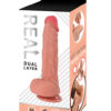 Фаллоимитатор REAL Dual Layer, dual silicone, 23х4 см. RDS10022