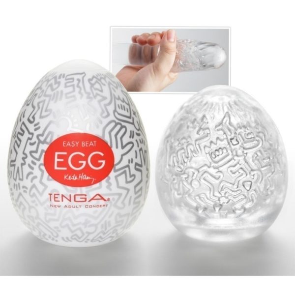 TENGA&Keith Haring Egg Мастурбатор яйцо Party, KHE-003