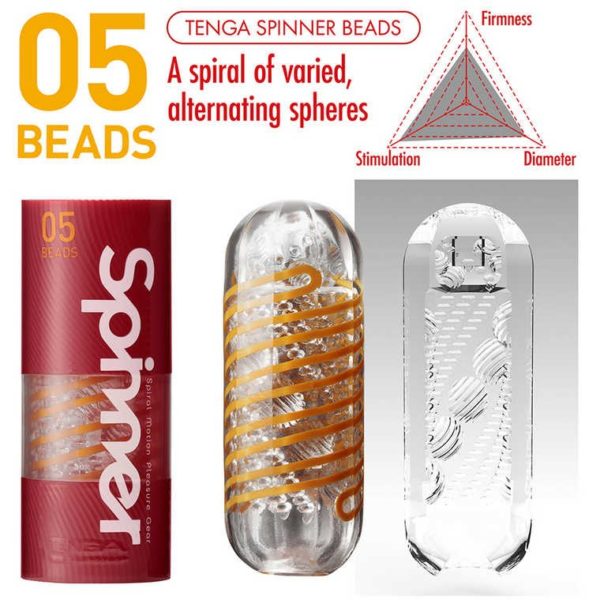 Мастурбатор для мужчин «Spinner 05 Brick», Tenga — изображение 4