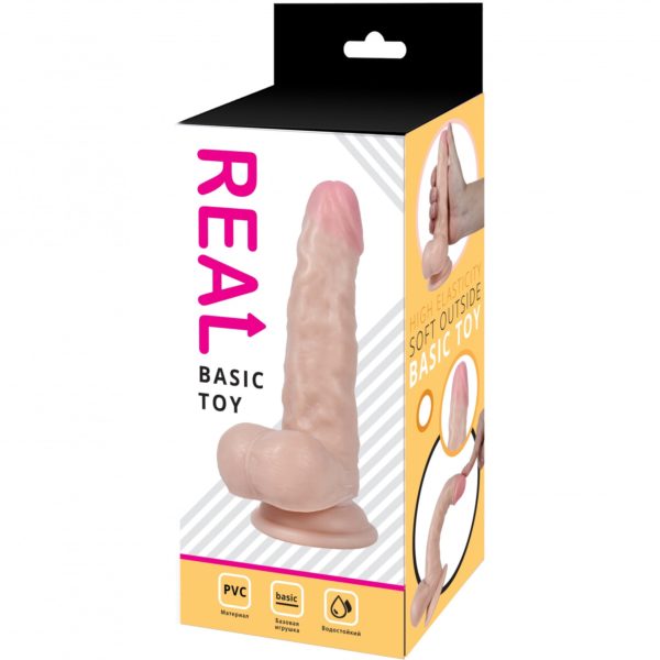Реалистичный фаллоимитатор «Basic Toy» REAL