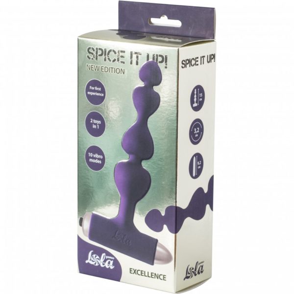 Анальная пробка с вибрацией Spice It Up «New Edition Excellence Ultraviolet» — изображение 2