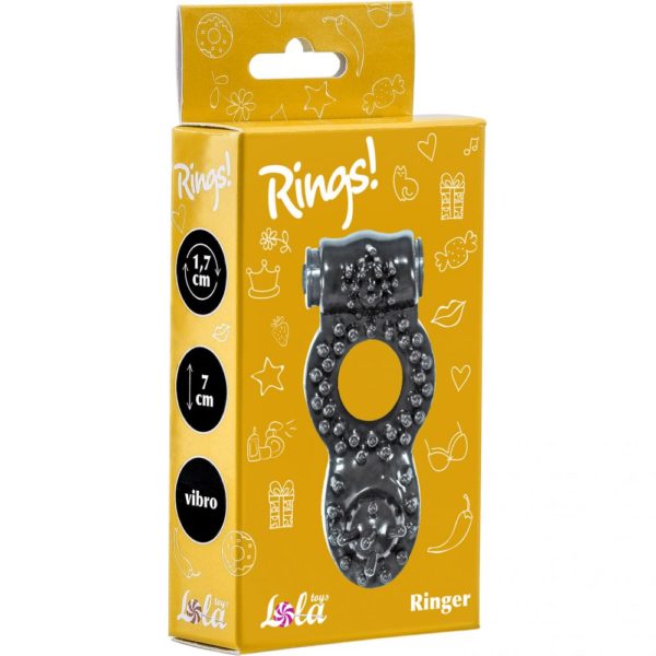 Эрекционное кольцо «Ringer Black», Lola Games