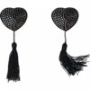 Черные пэстисы «Burlesque Evans Silver»