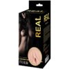 Реалистичный односторонний мастурбатор Real Women Dual Layer с двойной структурой 15,5х8,2 см
