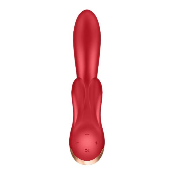 Вибратор-кролик Satisfyer Double Flex красный — изображение 5