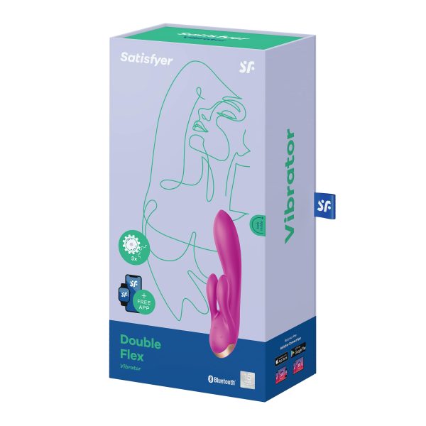 Вибратор-кролик Satisfyer Double Flex фиолетовый