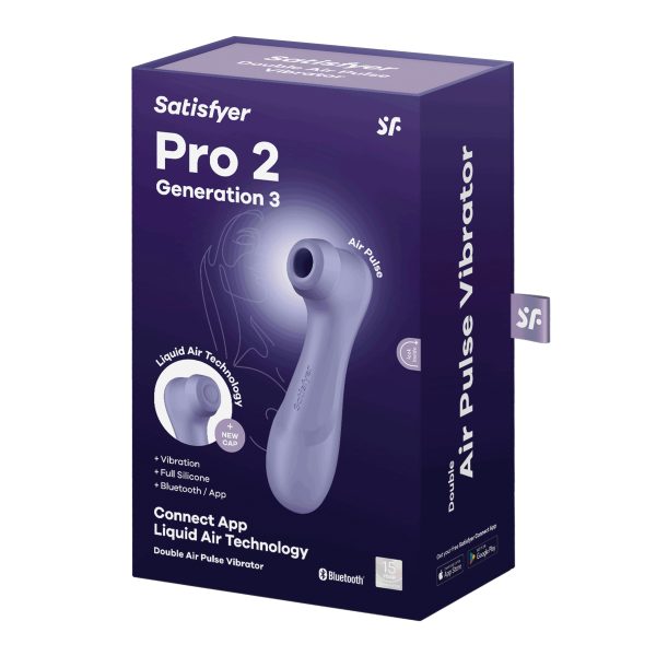 Bluetooth/App клиторальный стимулятор Pro 2 Generation 3 with Liquid Air (lilac)