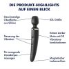 Универсальный вибромассажер Satisfyer Wand-er Woman (Black/Gold) — изображение 2